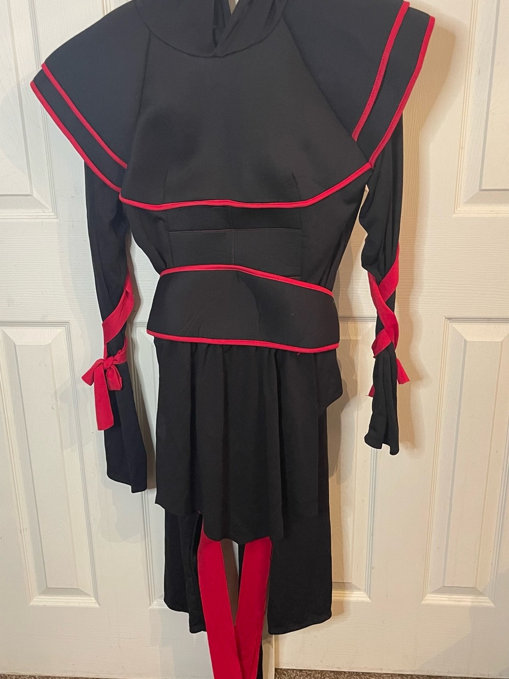 Spirit Black and Red Ninja Costume for Kids
